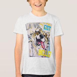 Alles glimlachen Het leven is mooi! T-shirt