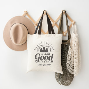 Alles goed in de Bossen Aangepast Tote Bag