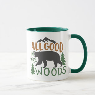 Alles Goed In Het Bos Bos Zwarte Beer Kamperen Mok