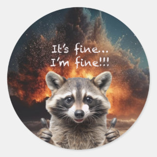 Alles goed ronde sticker