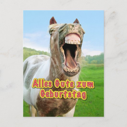 Alles Gute zum Geburtstag Briefkaart (Voorkant)