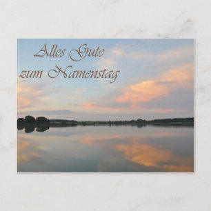 Alles Gute zum Namenstag Briefkaart