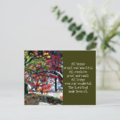 Alles helder en mooi briefkaart (Staand voorkant)