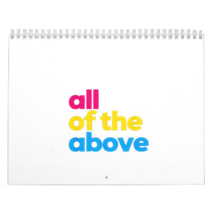 Alles hierboven Panseksueel LGBT Pride Maand Kalender