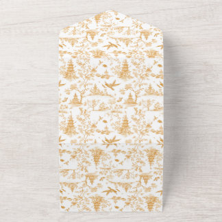 Alles in één bruiloft all in one uitnodiging