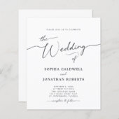 Alles in één budgetkalligrafie (Voorkant / Achterkant)