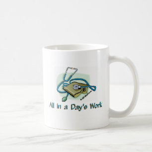 Alles in een dag werk koffiemok