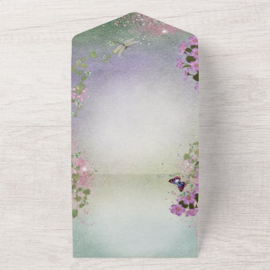 ALLES IN ÉÉN Fairthday-uitnodiging All In One Uitnodiging (Buitenkant)