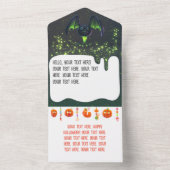 Alles in één Halloween Invite All In One Uitnodiging (Binnen)