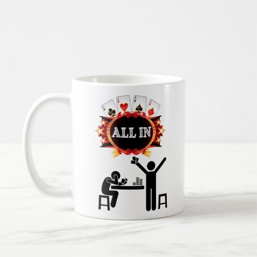 Alles in Poker Winner Koffiemok (Links)