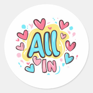 Alles in ronde sticker