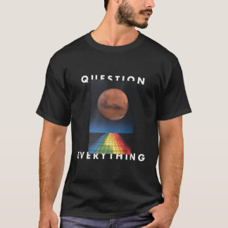 "Alles in vraag stellen" Digitale kunst T-shirt