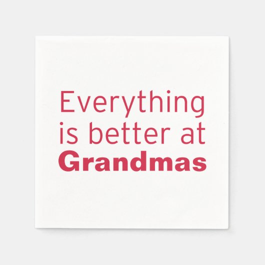 Alles is beter bij oma's servet (Voorkant)