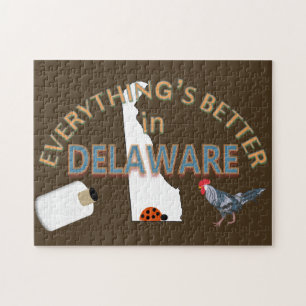 Alles is beter in Delaware Puzzle Legpuzzel