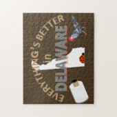 Alles is beter in Delaware Puzzle Legpuzzel (Verticaal)