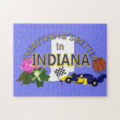 Alles is beter in Indiana Puzzle Legpuzzel (Horizontaal)