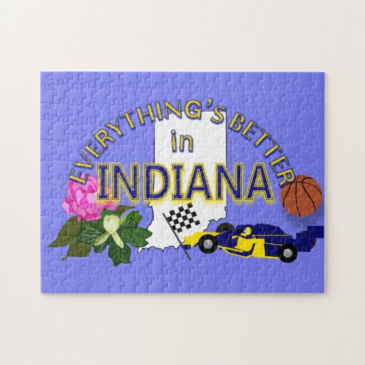 Alles is beter in Indiana Puzzle Legpuzzel (Horizontaal)