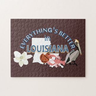 Alles is beter in Louisiana Puzzle Legpuzzel