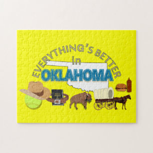Alles is beter in Oklahoma Puzzle Legpuzzel