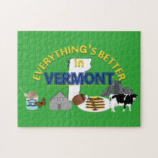 Alles is beter in Vermont Puzzle Legpuzzel