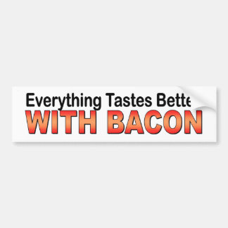Alles is beter met Bacon grappige sticker