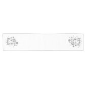 Alles is Calm/Kerstcitaat/Holiday Table Runner Korte Tafelloper (Horizontaal)