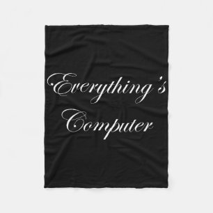 Alles is Computer In Een Tesler Donald Trumps Ele Fleece Deken