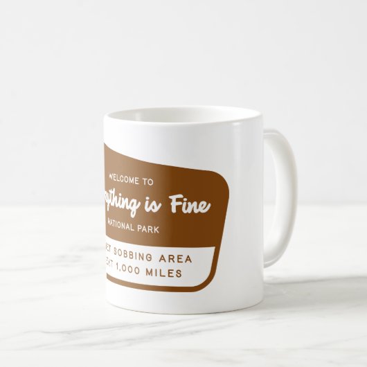 Alles is een mooie Mok in het nationale park (Voorkant rechts)