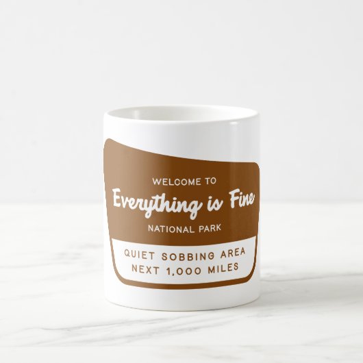 Alles is een mooie Mok in het nationale park (Center)