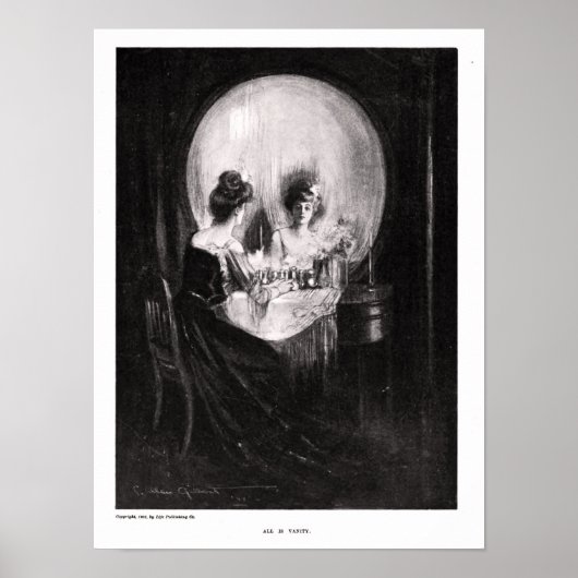 Alles is een Vanity Art Print (Voorkant)