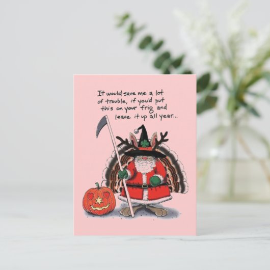 Alles is Gedekt Feestdagenkaart (Staand voorkant)