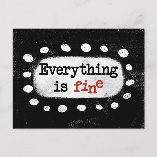 Alles is goed Briefkaart (Voorkant)