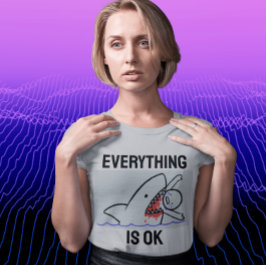 ALLES IS GOED FUNNY SHARK T-SHIRTS