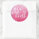 Alles is goed in mijn wereld Sticker (Tas)