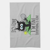 Alles is goed voor Tennis Theedoek (Verticaal)