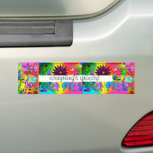 alles is groovy bumpersticker