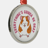 Alles is Guinee Okee Metalen Ornament (Rechts)