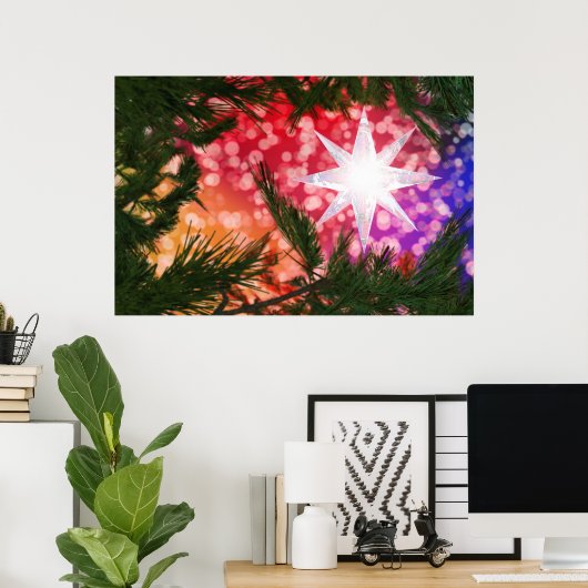 Alles is helder voor kerstafdrukken poster (Thuiskantoor)