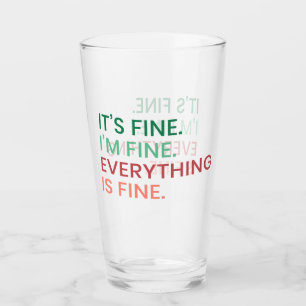 Alles is in orde Leuk dagelijks sarcastisch cita Glas