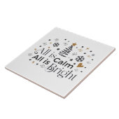 Alles is kalm, alles is helderheid tegeltje (Zijkant)