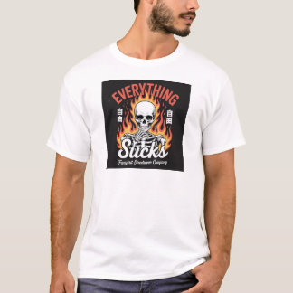 Alles is klote, behalve je skeletontwerp t-shirt