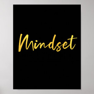 Alles Is Mentaliteit Inspirerende Geest Motivatie Poster