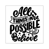 Alles is mogelijk citaat rubberstempel (Afrduk)