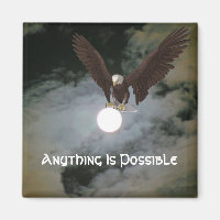 Alles is mogelijk Eagle Inspirerend magneet