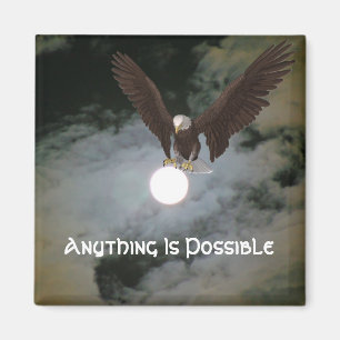 Alles is mogelijk Eagle Inspirerend Magnet Magneet
