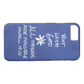 Alles is mogelijk in Bijbelversie Case-Mate iPhone Case (Achterkant (Horizontaal))