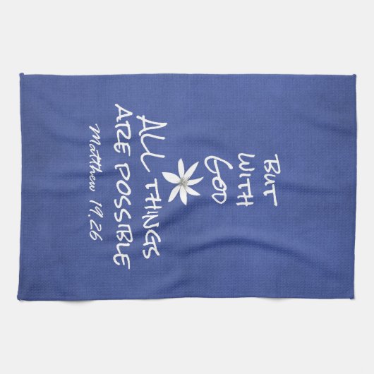 Alles is mogelijk in Bijbelversie Theedoek (Horizontaal)