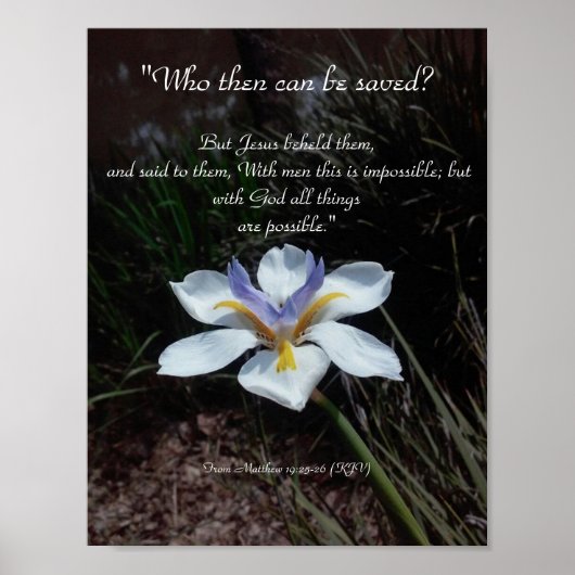 Alles is mogelijk met God Poster (Voorkant)