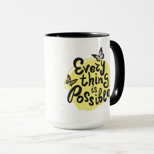 Alles is mogelijk mok (Voorkant rechts)