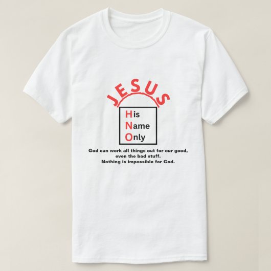 Alles is mogelijk t-shirt (Design voorkant)